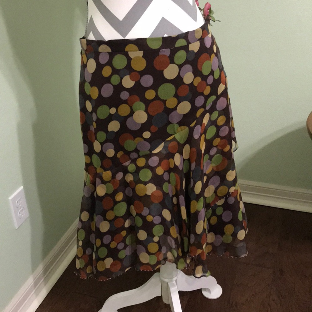 Flirty polka dot skirt